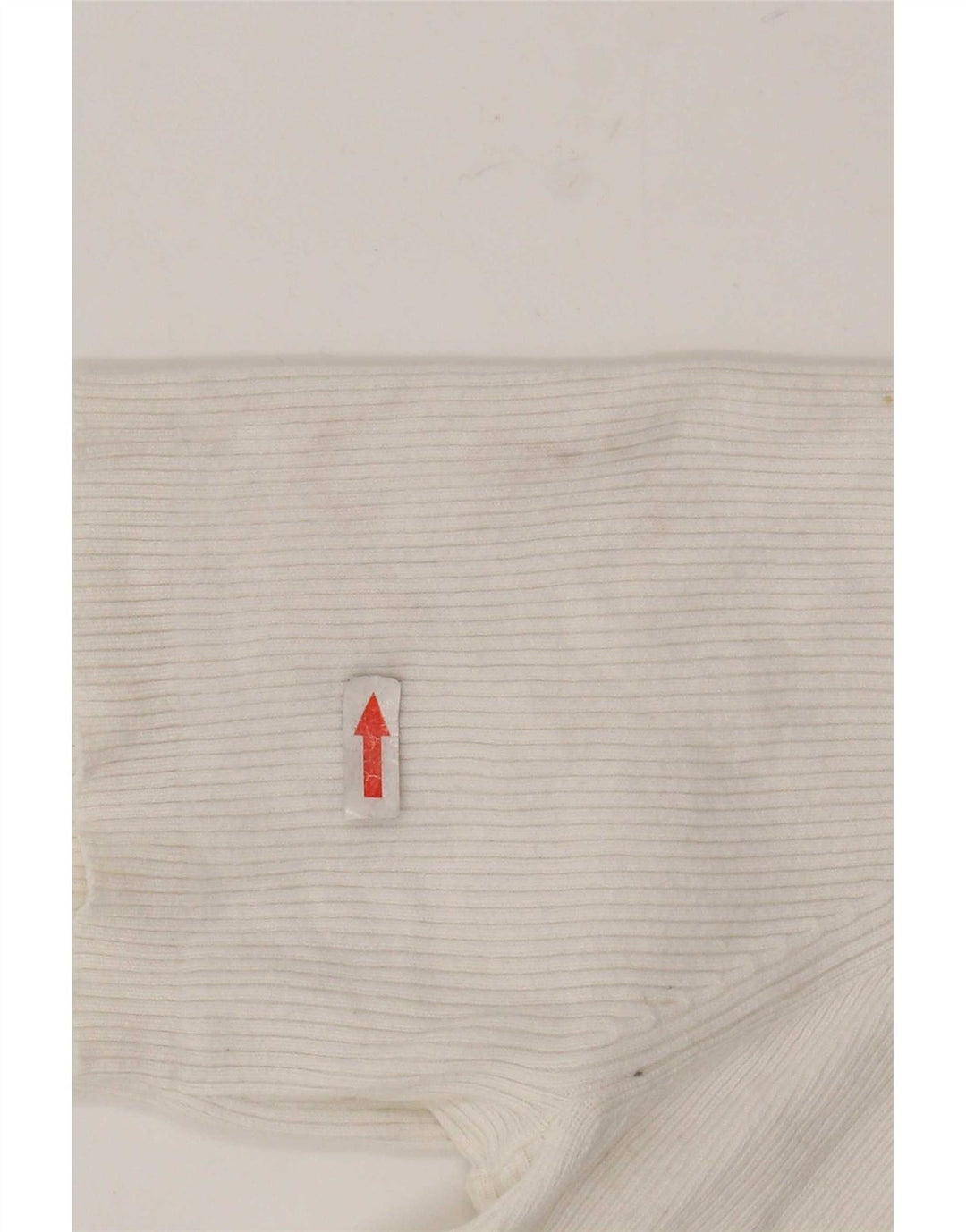 Marks & Spencer Dame Polo Shirt UK 14 Stor Hvid Bomuld