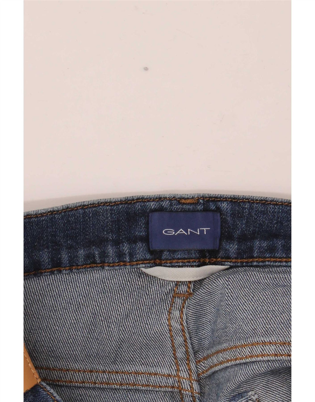 Gant Straight Jeans til mænd W38 L32 blå bomuld