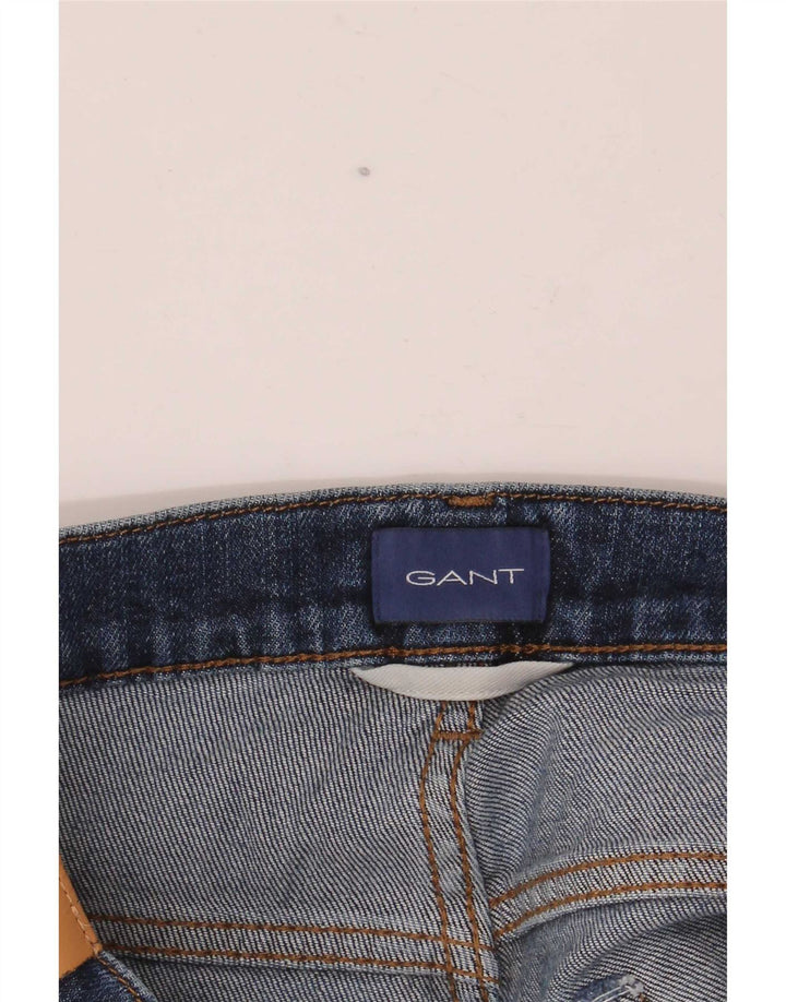Gant Straight Jeans til mænd W38 L32 blå bomuld