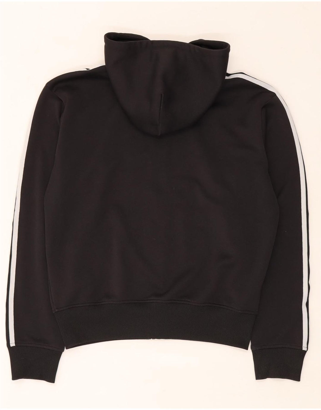 Adidas Hættetrøje med lynlås til mænd mellem sort polyester