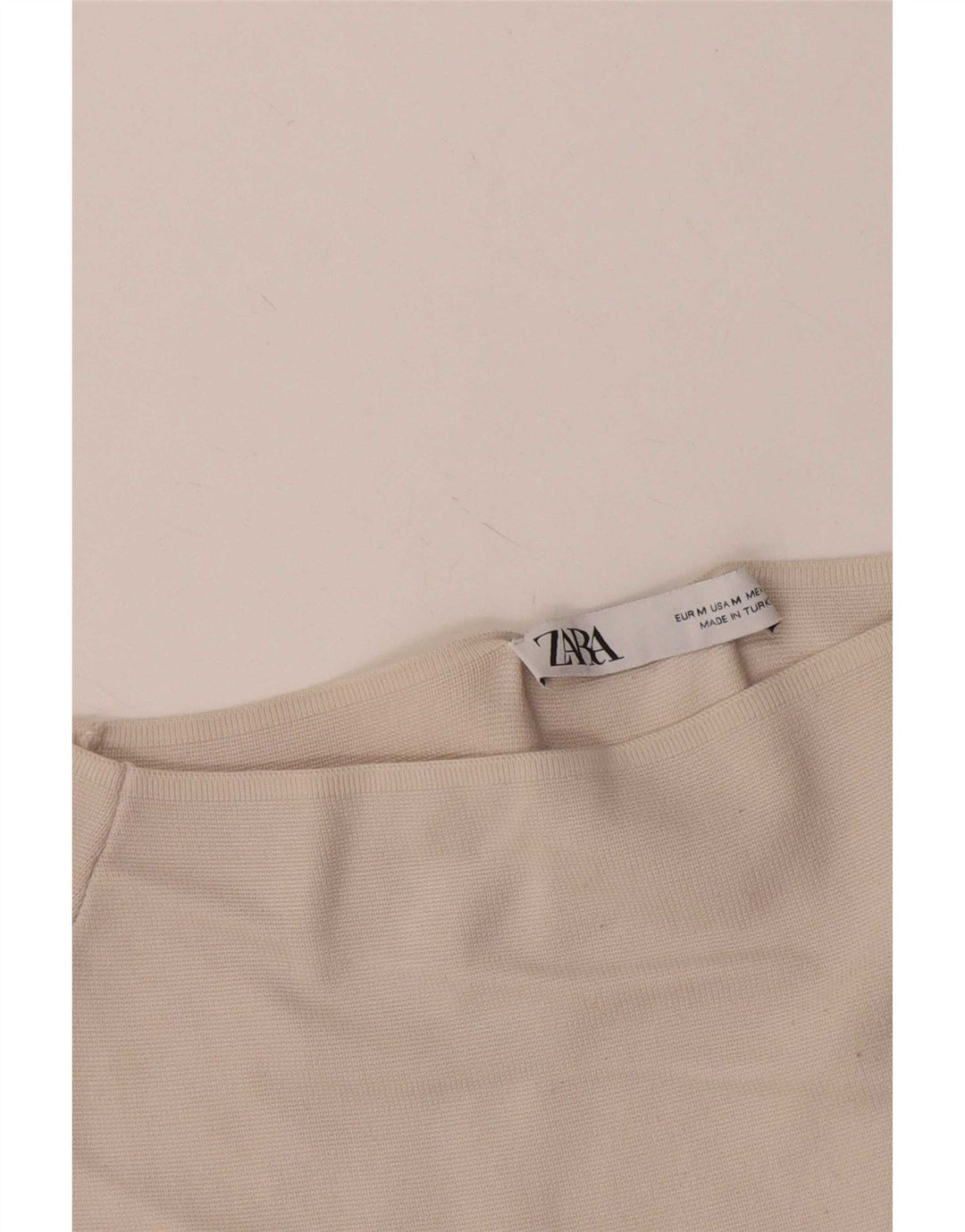 Zara Dame Off Shoulder Top UK 12 Medium White