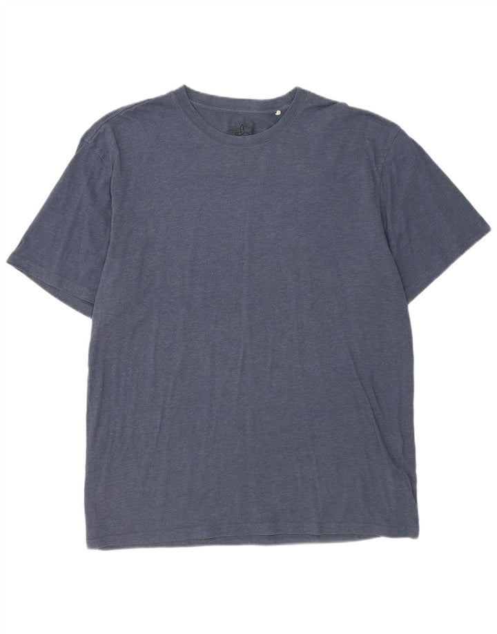 Prana Herre T-Shirt Top 2XL Navy Blue Flecked