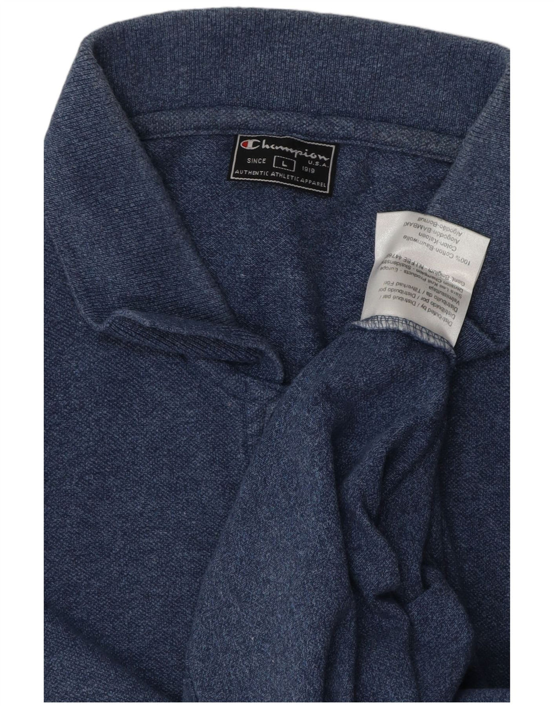 Champion herre poloshirt Stor marineblå bomuld