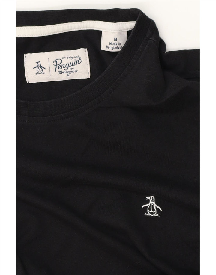 PENGUIN Herre T-Shirt Top Medium Sort