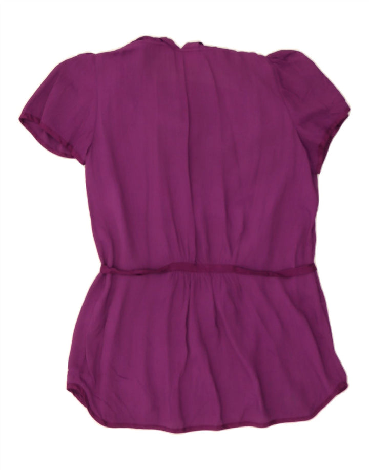 FRENCH CONNECTION Womens Blouse Top UK 12 Medium  Purple Viscose Vintage French Connection and Second-Hand French Connection from Messina Hembry 