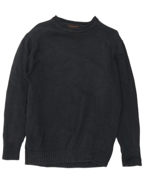 Zara Herre sweater med rund hals XL sort
