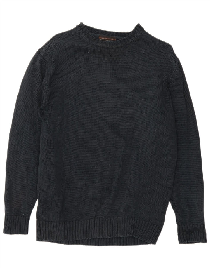 Zara Herre sweater med rund hals XL sort