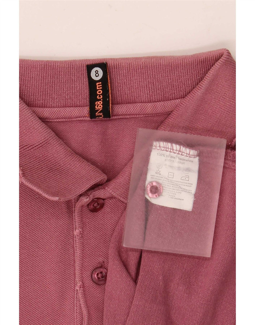 Sun68 Herre poloshirt Lille Bourgogne bomuld