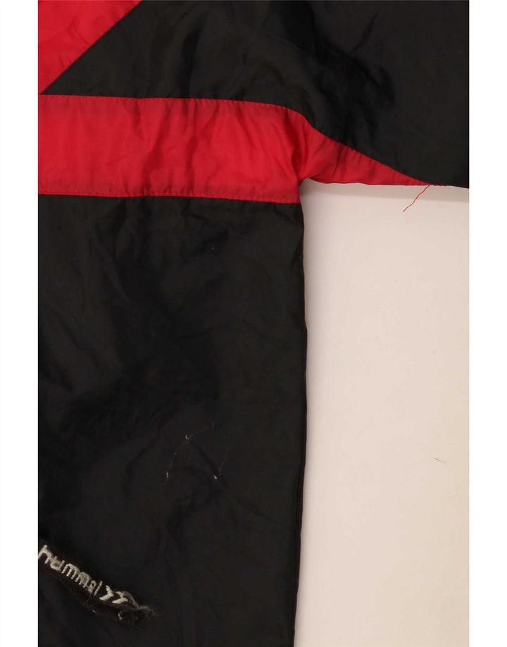Hummel Herre Pullover Træningsdragt Top Jakke Medium Sort Colourblock Sports