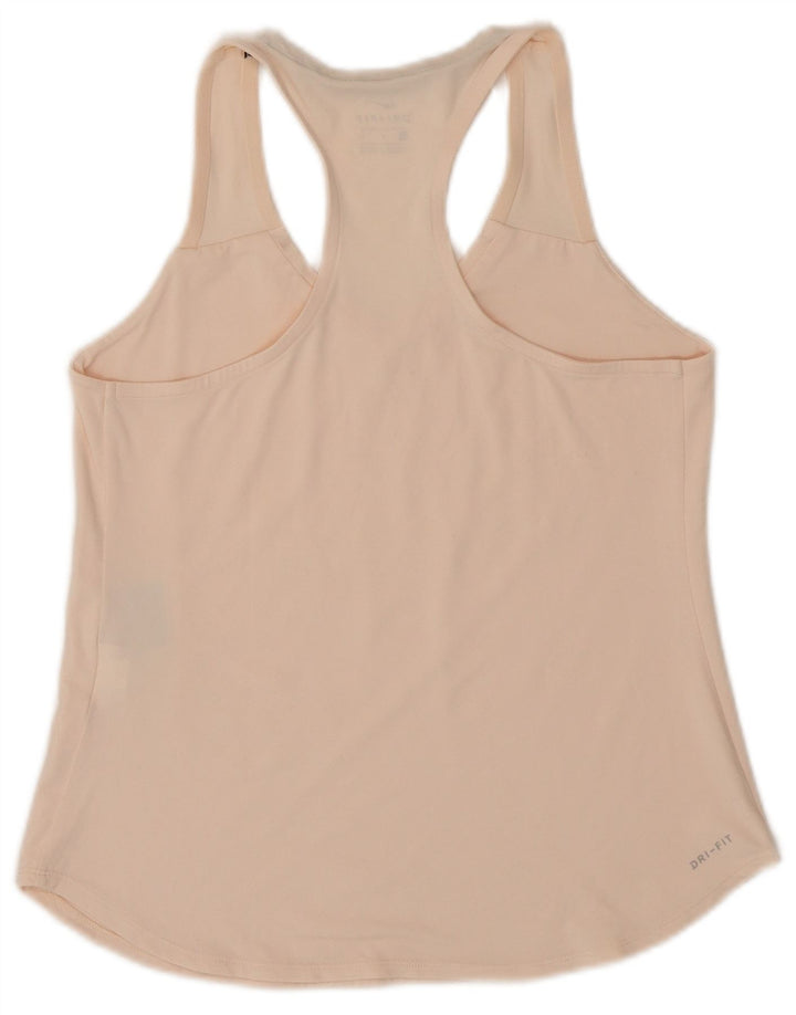 Nike Dame Dri Fit Vest Top UK 12 Medium Pink Polyester