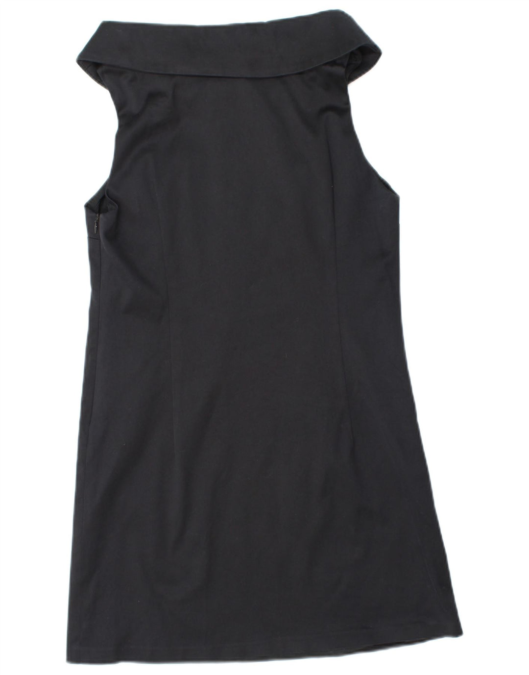 MILLY Womens Sleeveless Off Shoulder Dress US 4 Small Black Cotton