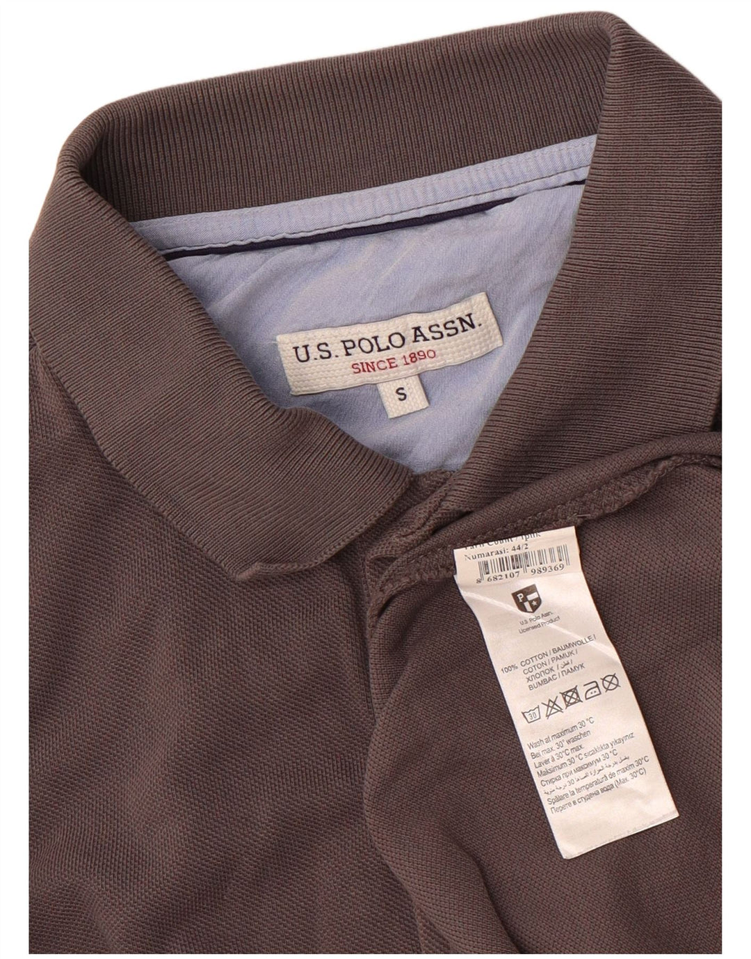 U.S. Polo Assn. Herre poloshirt lille grå bomuld