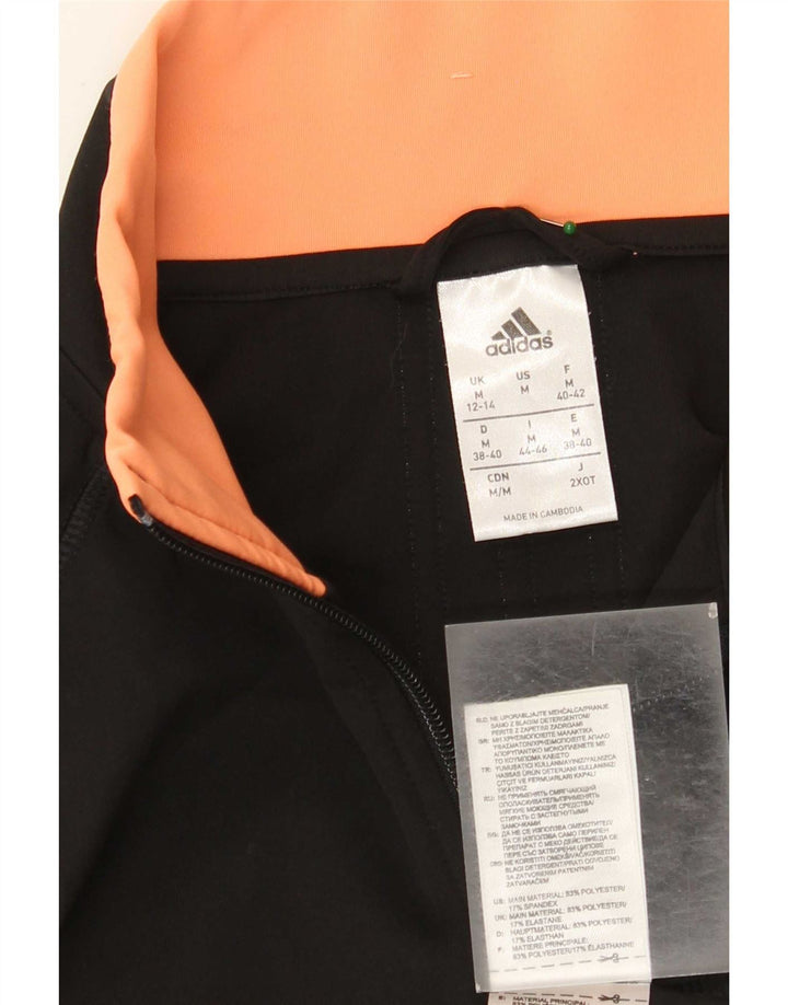 Adidas Dame Climalite Træningsdragt Topjakke UK 12/14 Medium Sort