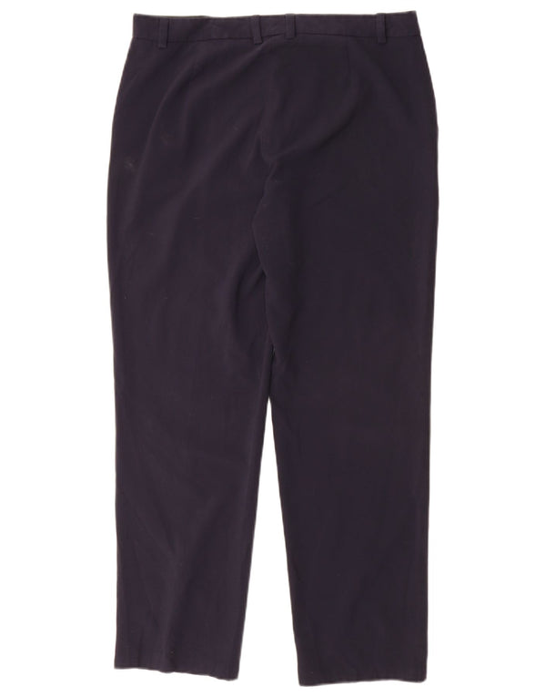 Marks & Spencer jakkesætsbukser til kvinder UK 12 Medium W30 L28 Marineblå