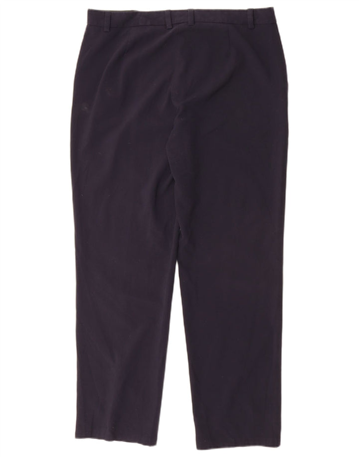 Marks & Spencer jakkesætsbukser til kvinder UK 12 Medium W30 L28 Marineblå