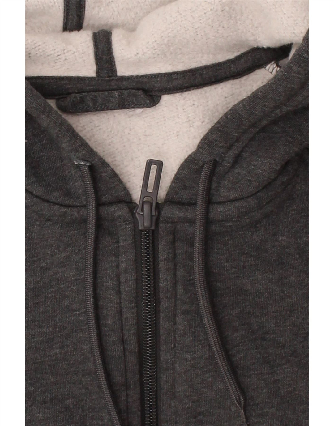 ADIDAS Mens Zip Hoodie Sweater Large Grey