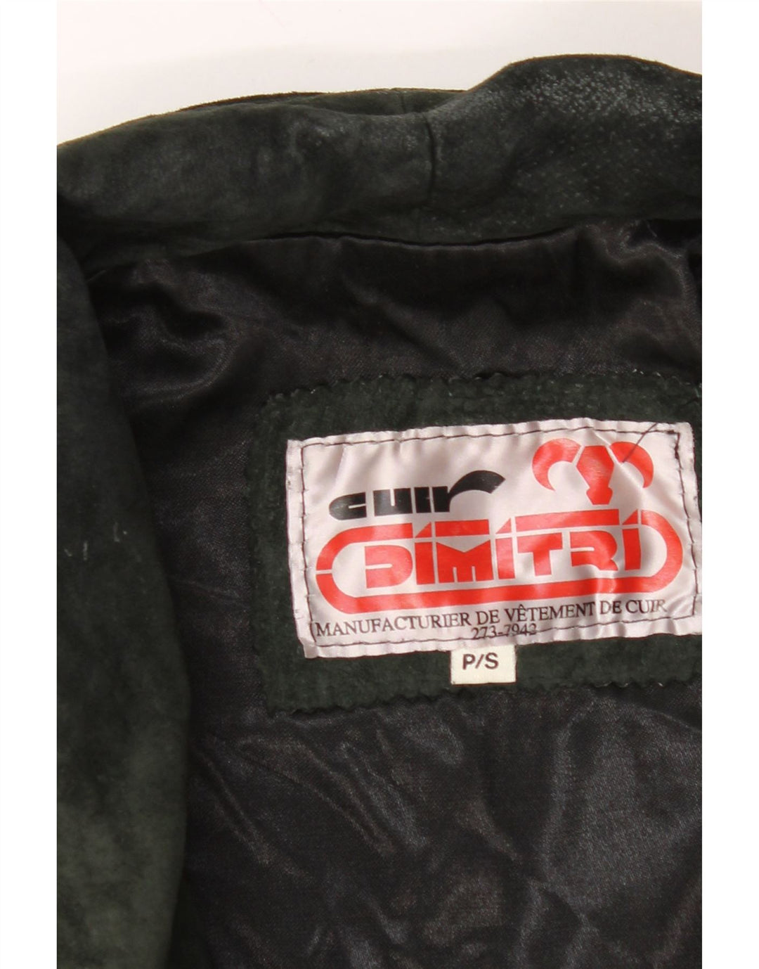 DIMITRI Womens Oversized Suede Overcoat UK 10 Small Green Leather Vintage Dimitri and Second-Hand Dimitri from Messina Hembry 