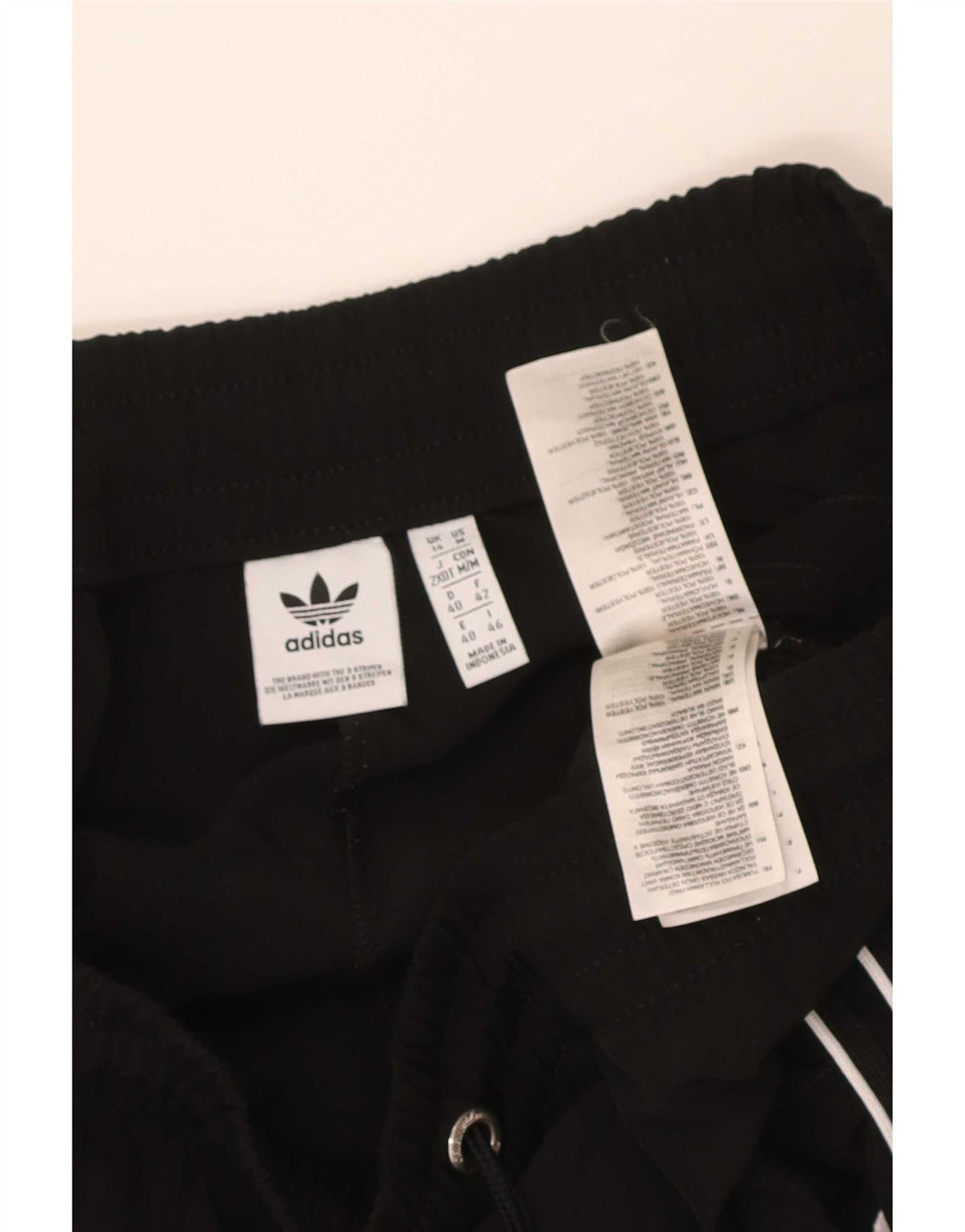 Adidas Womens Crop træningsdragt Bukser UK 14 Medium Black Polyester