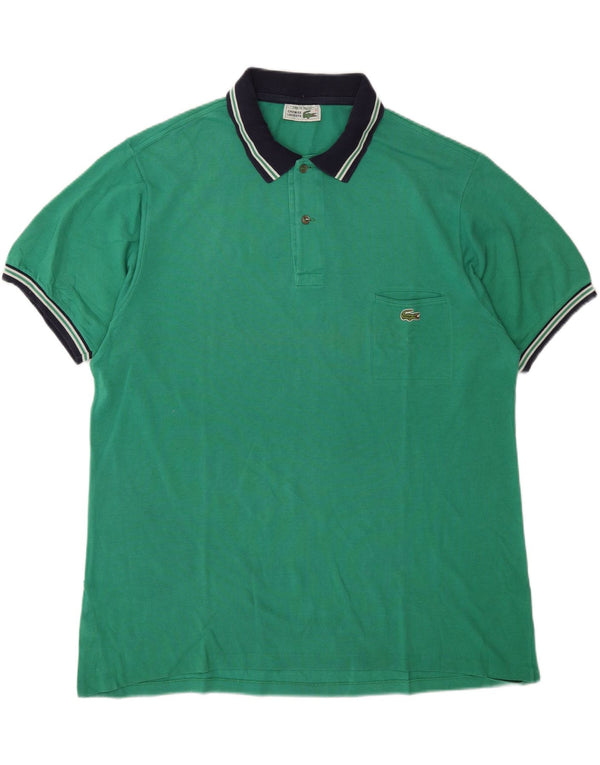 Lacoste Herre Polo Shirt Str. 7 2XL Grøn Bomuld