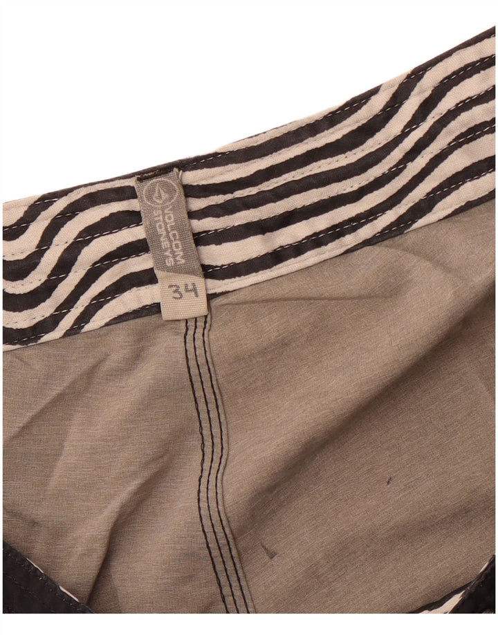 VOLCOM Badeshorts til mænd Large Black Colourblock