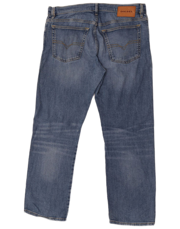 Diesel Herre D-Mihtry Straight Jeans W33 L30 Blå Bomuld
