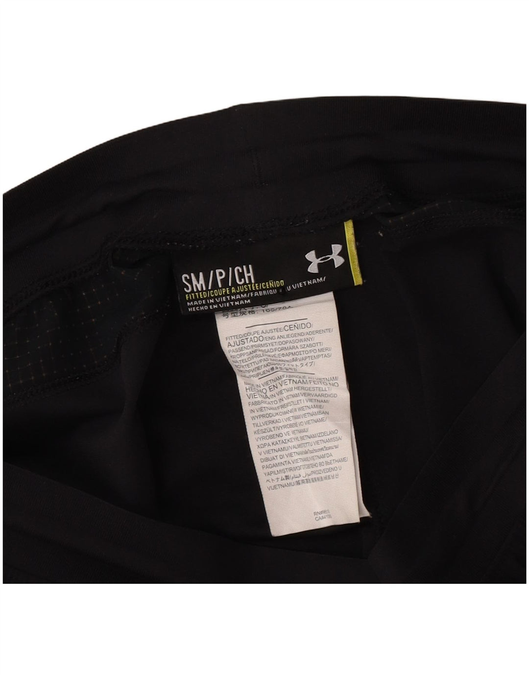 Under Armour Herre Monterede Slim Fit Leggings Lille sort polyester
