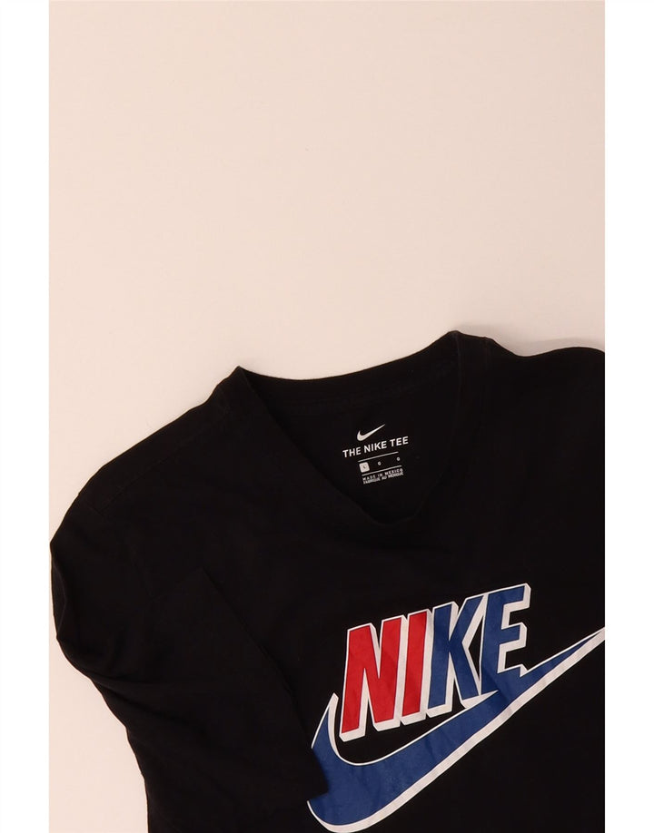 NIKE Mens Graphic T-Shirt Top Large Black Vintage Nike and Second-Hand Nike from Messina Hembry 