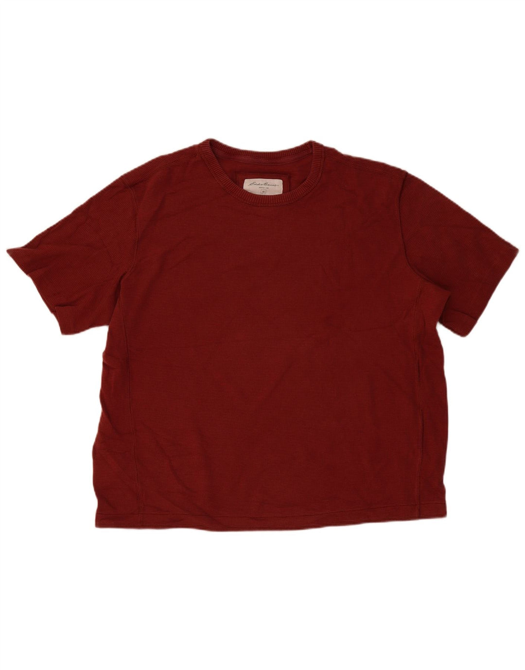 EDDIE BAUER Womens Oversized T-Shirt Top UK 18 XL Red Cotton Vintage Eddie Bauer and Second-Hand Eddie Bauer from Messina Hembry 