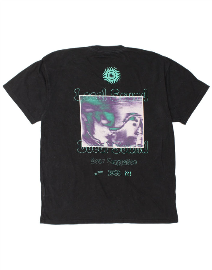 CARHARTT Herre grafisk T-shirt Top Stor sort bomuld