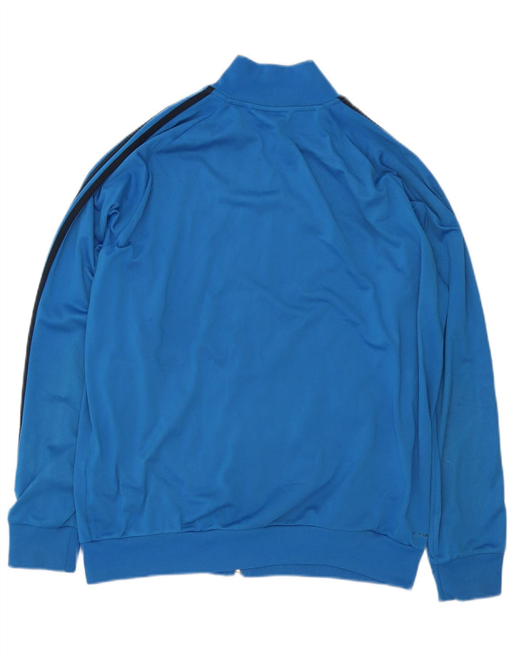 Adidas drenge Clima 365 træningsdragt topjakke 15-16 år blå polyester