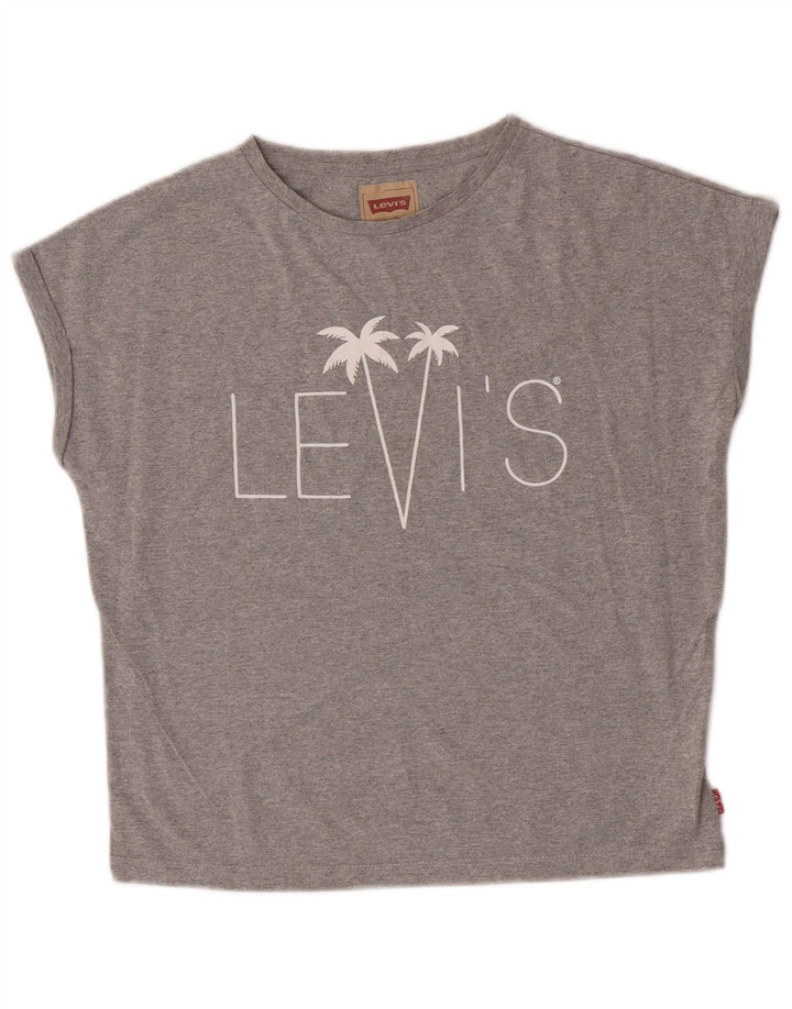 Levi's Girls Grafisk T-Shirt Top 13-14 År Grå Polyester