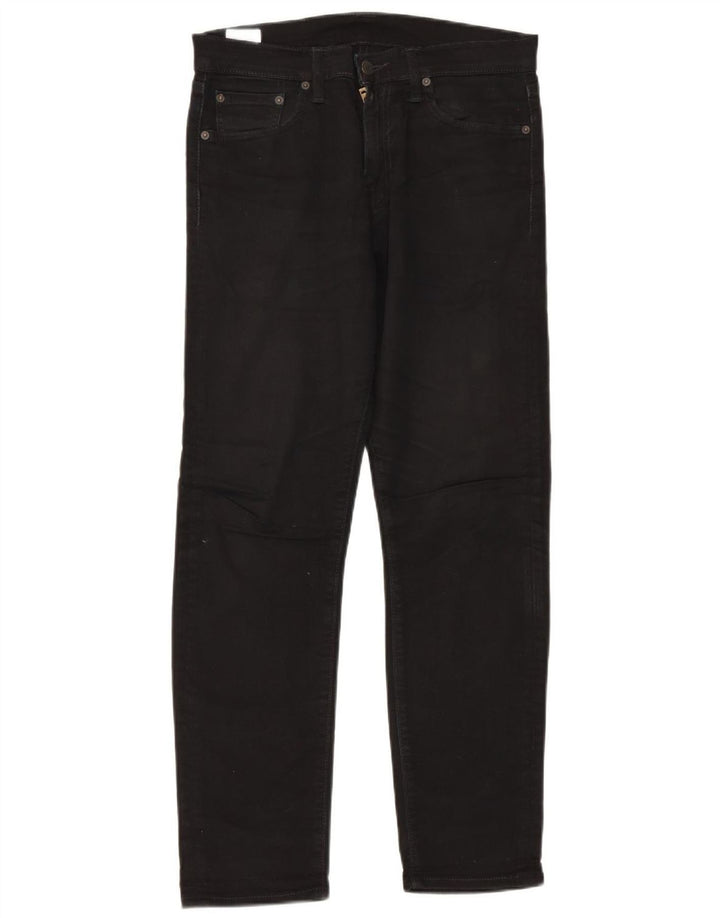Levi's Herre 508 Regular Tapered Jeans W30 L30 Sort Bomuld