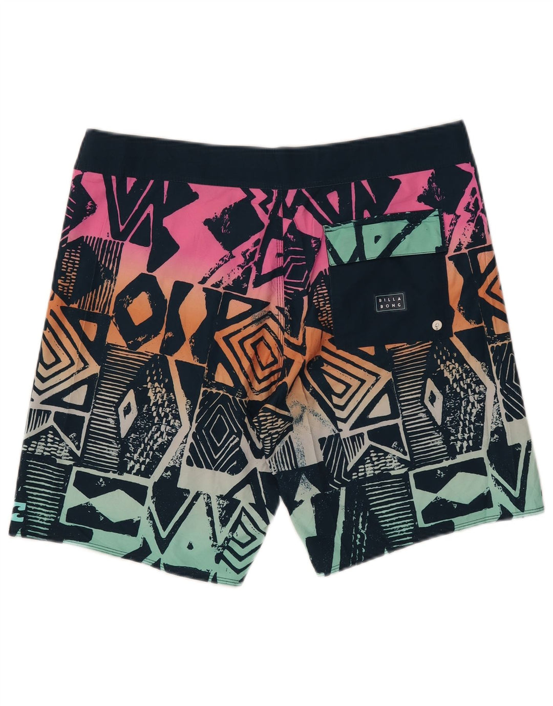 Billabong Badeshorts til mænd Stor flerfarvet geometrisk polyester