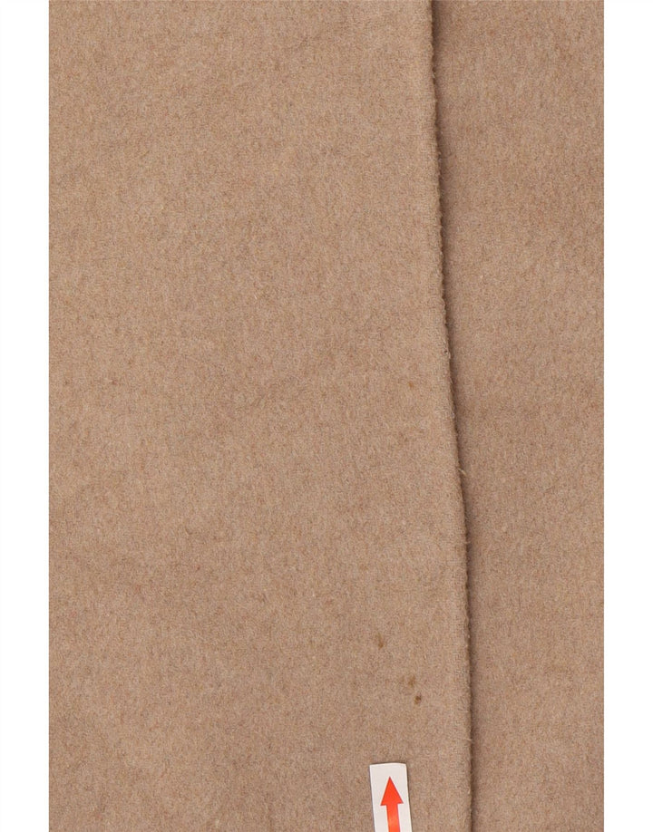 Zara Håndlavet overfrakke til kvinder DK 14 Medium Beige Uld