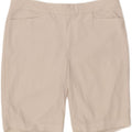 Chaps Dame Casual Shorts UK 16 Large W36 White Bomuld