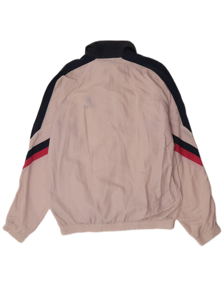 Diadora Træningsdragt til mænd Topjakke UK 42 Stor Pink Colourblock Polyamid
