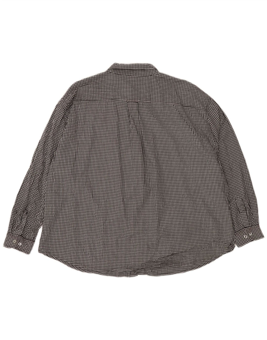 RUSSELL ATHLETIC Herre Arkansas Razorbacks skjorte 3XL sort Gingham Bomuld