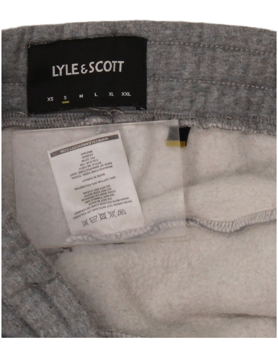 LYLE & SCOTT Træningsdragt til mænd Joggers Små grå bomuld