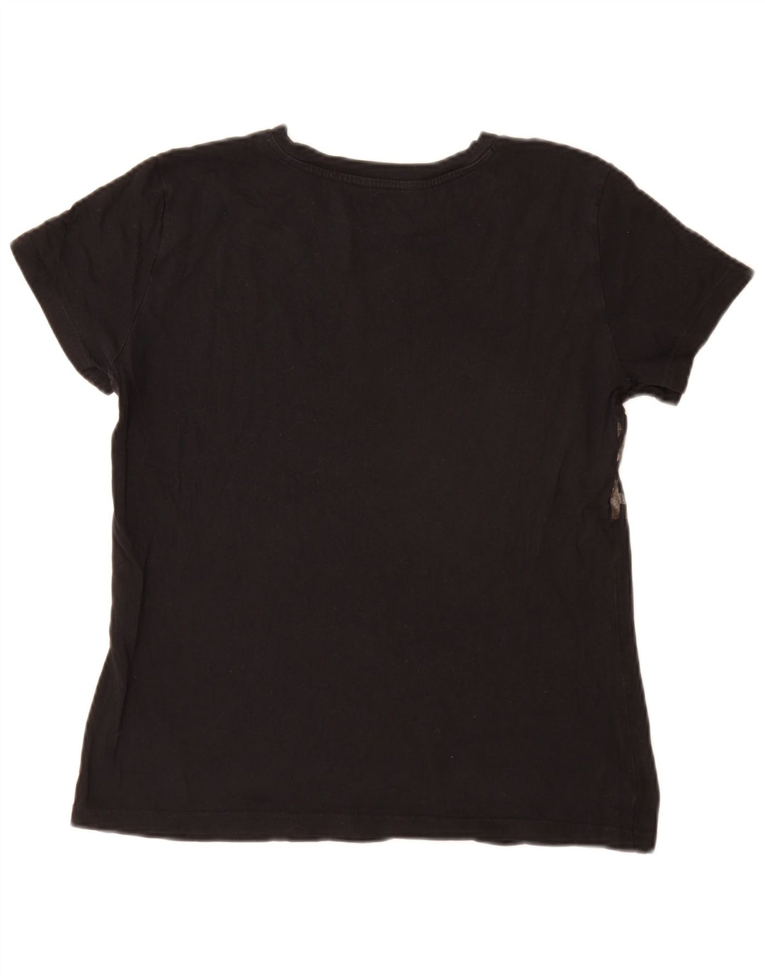 Armani Exchange Dame Grafisk T-Shirt Top UK 14 Medium Sort