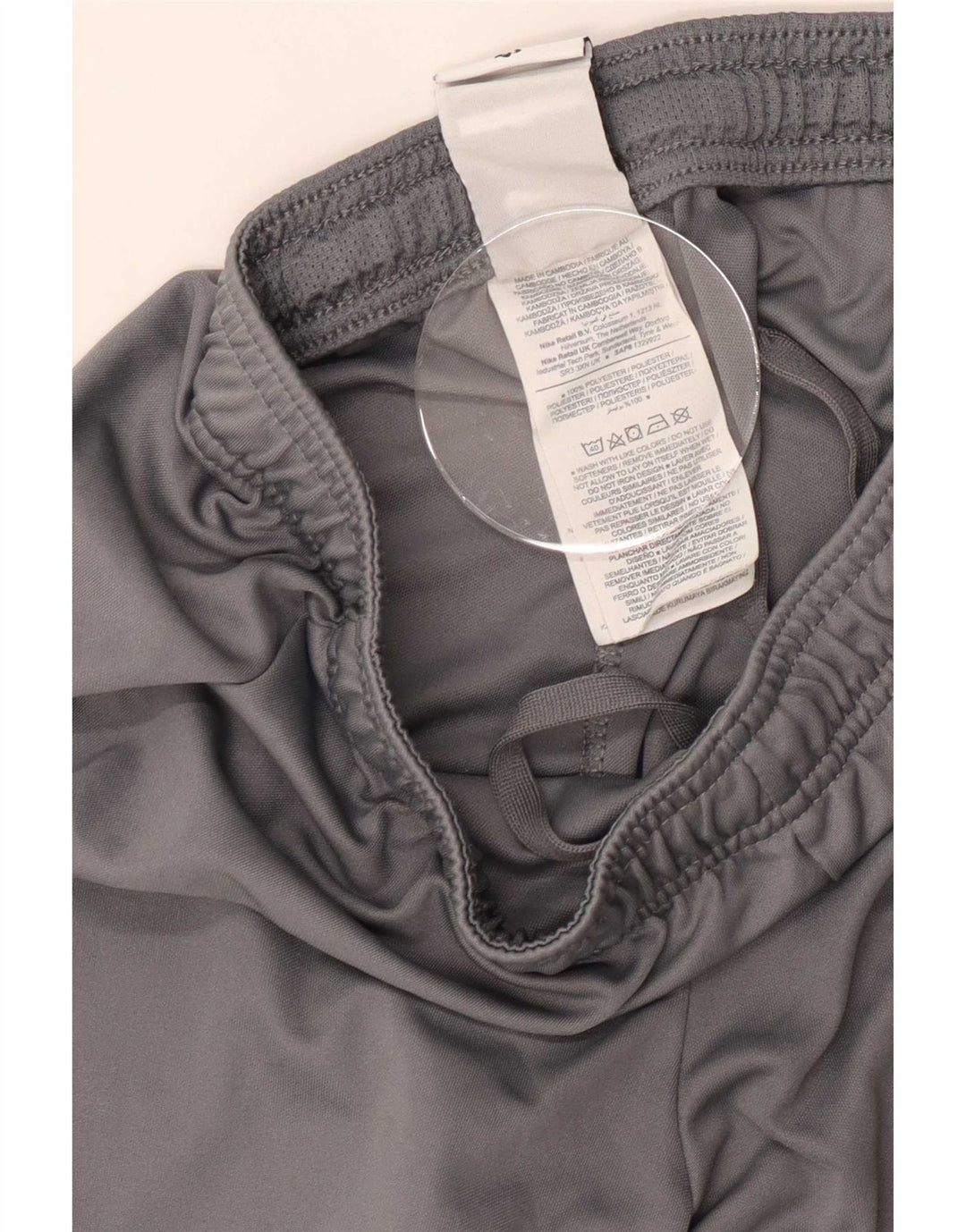 Nike Herre Dri Fit Slim Sports Shorts Små Grå Colourblock Polyester