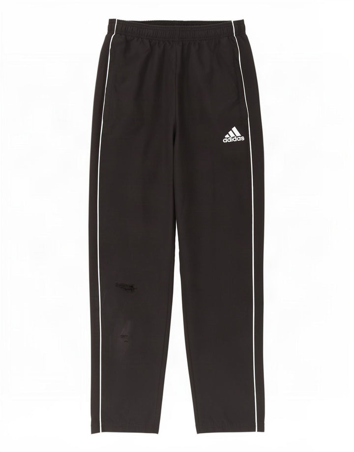 Adidas Drenge Træningsdragt Bukser 13-14 År Sort Polyester