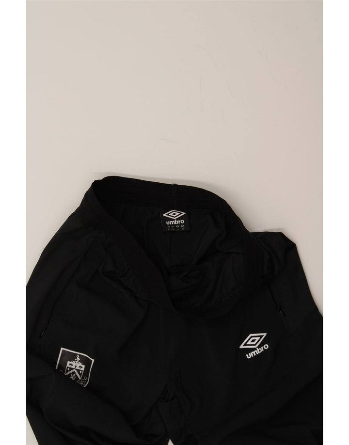 UMBRO Womens Tracksuit Trousers UK 12 Medium  Black Polyester Vintage Umbro and Second-Hand Umbro from Messina Hembry 