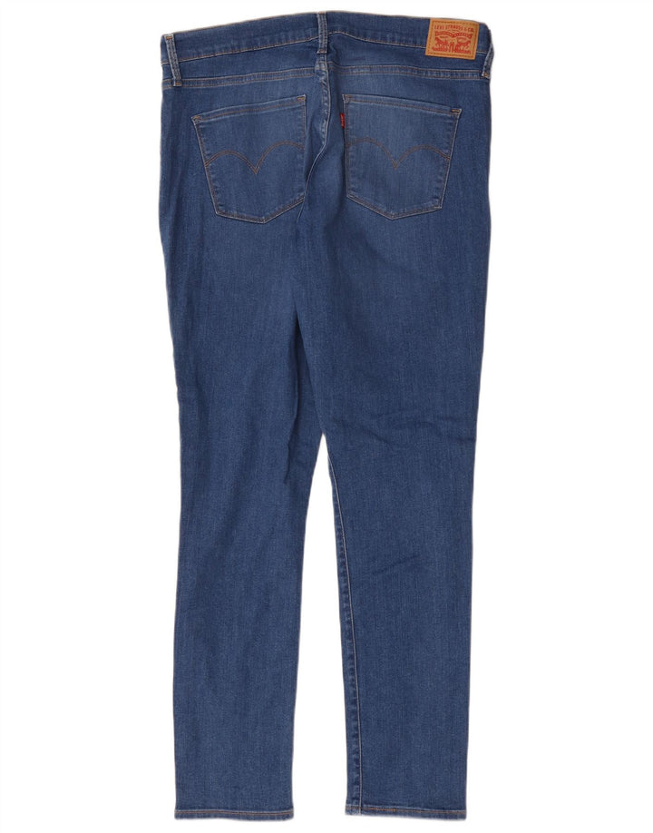 Levi's Slim Jeans til kvinder W32 L30 blå bomuld