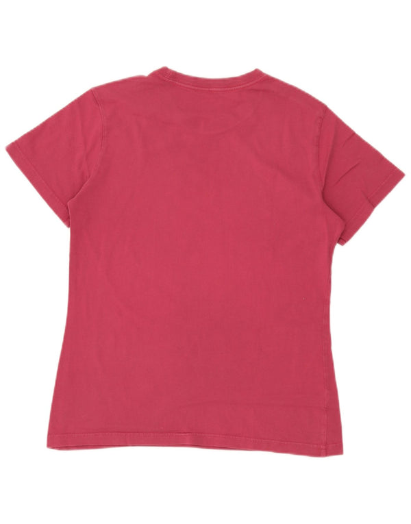 Adidas Grafisk T-Shirt Top UK 12/14 Medium Pink