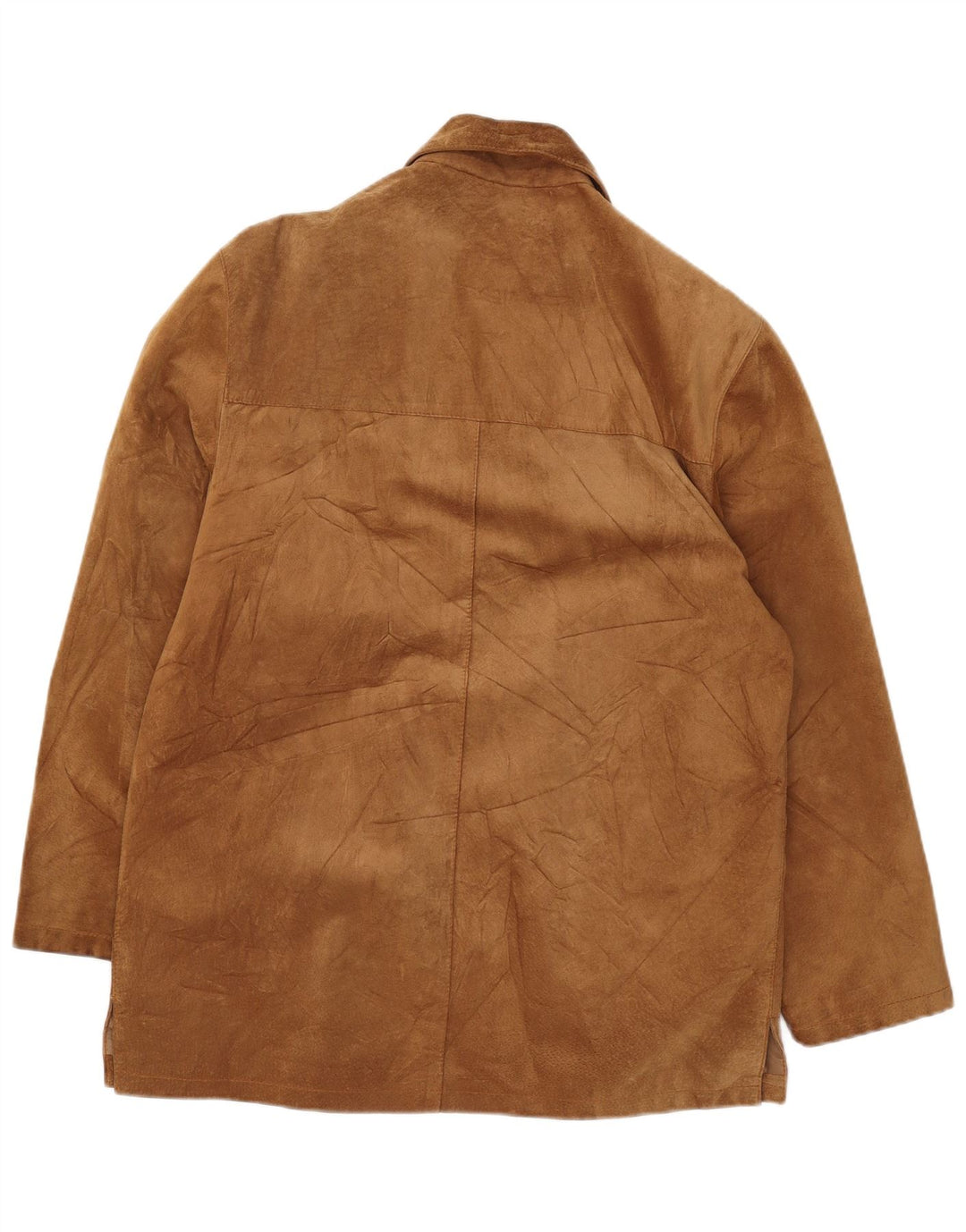 Vintage herre ruskindsjakke IT 52 XL brunt læder