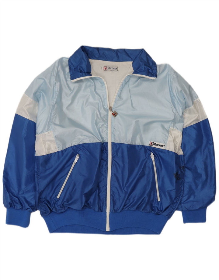 Vintage oversize træningsdragt til kvinder IT 44 Medium Blue Colourblock