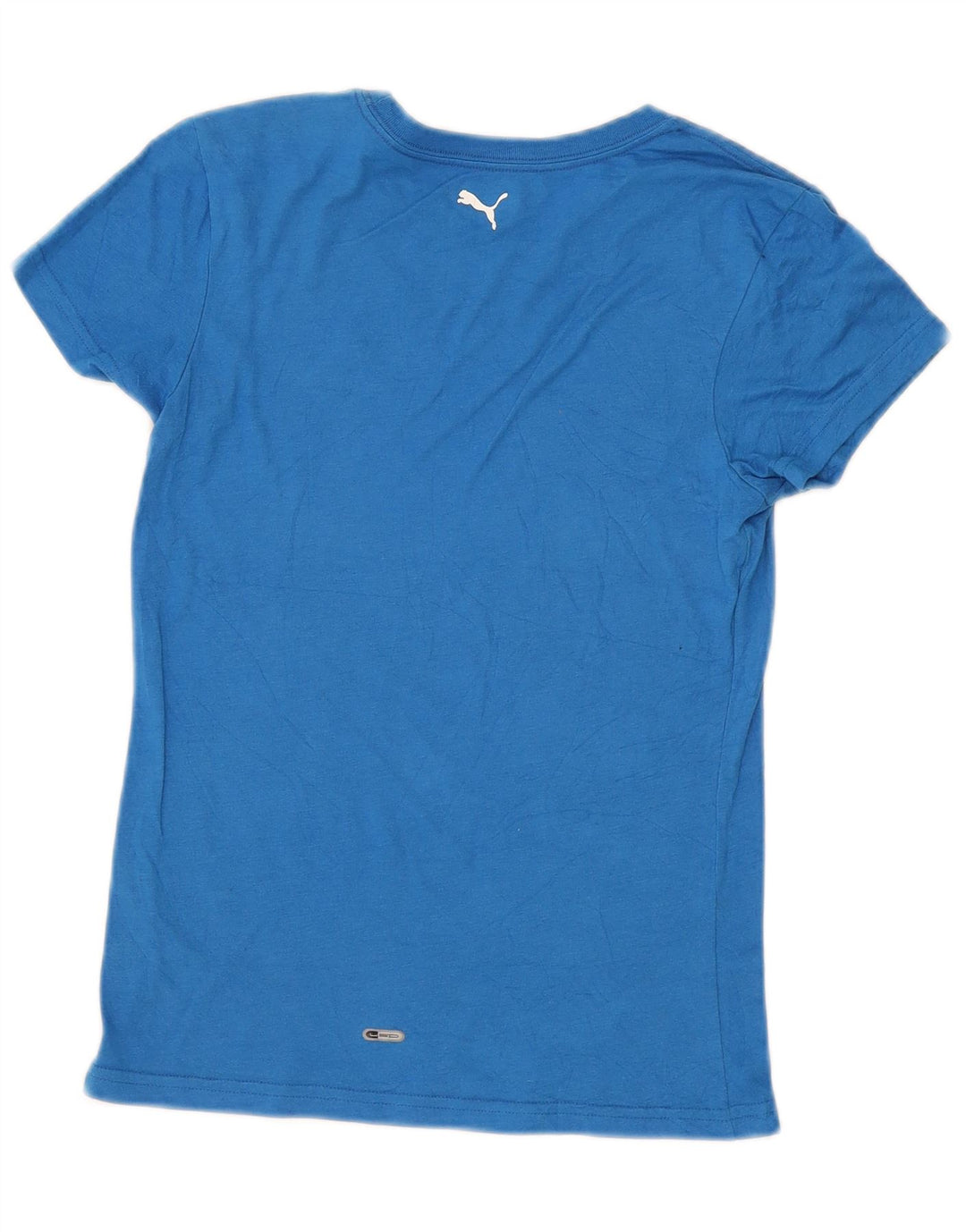 PUMA Grafisk T-shirt top til kvinder DK 10 Lille Blå