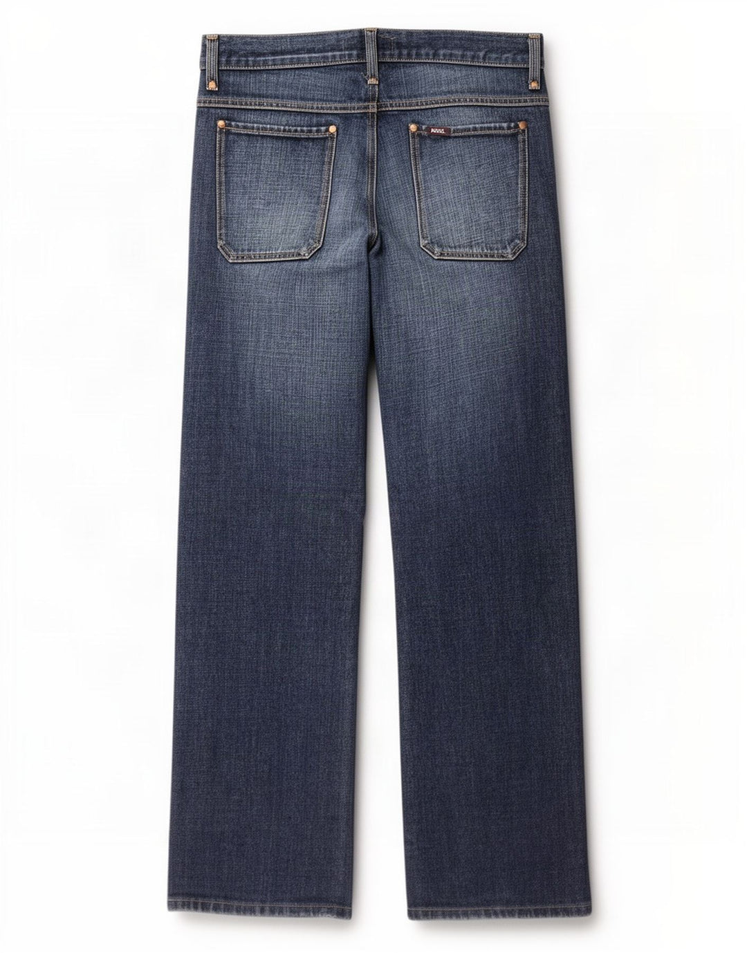 Rifle Herre Straight Jeans W34 L31 Marineblå Bomuld