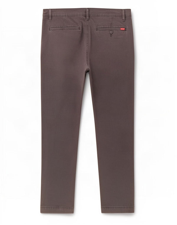 Levi's Herre Tapered Slim Fit Chino Bukser W36 L29 Grå Bomuld