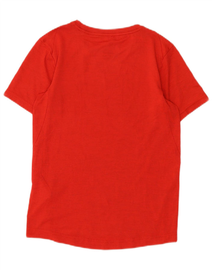 Nike Boys Dri Fit T-shirt Top 10-11 år Medium Rød Flecked Polyester